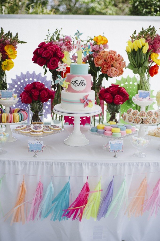 First Birthday Dessert Table - Style My Celebration