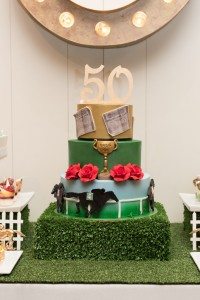 horse racing dessert table